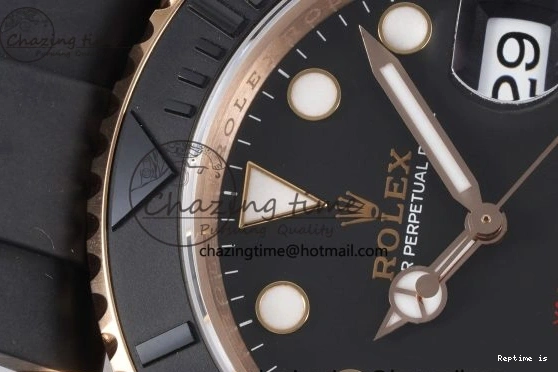 0107 ZeroBulk Yacht-Master 126655 VSF 1:1 Best Edition Black Ceramic Bezel on Oysterflex Rubber Strap VS 2026